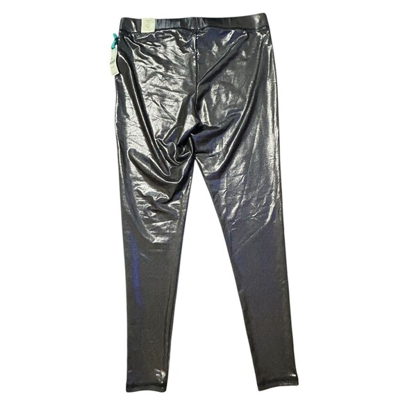 Livi Active Leggings NWT‎ Pewter Metalic Sz 14/16 (MSRP $49.95) - Picture 2 of 6